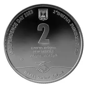 Abraham Accords - Israel Independence Day Commemorative Coin - 1 oz 999/Silver Coin, 38.7 mm