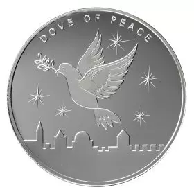 1oz Silver Bullion - Dove of Peace 2024 - Front