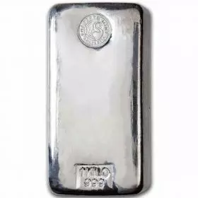 1 Kilo Silver Cast  Bar - Perth Mint