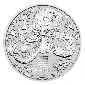 1 oz Silver Coin - Year of the Dragon 2024