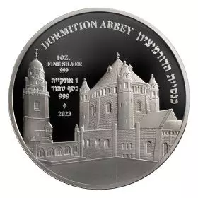 Dormitiom Abbey - 1 oz 999/Silver Bullion, 38.7 mm, "Holy Land Sites" Bullion Series
