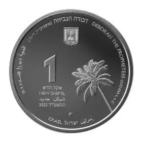 Deborah the Prophetess - 925/Silver Coin the 27th in "Biblical Art" Series