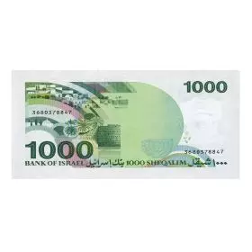 1000 شيكل - منظر أنيق لتيبرياس، 5 غ فضية 999