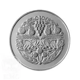 State Medal, Mazel Tov, A Girl, Silver State Medal, Silver 935, 34.0 mm, 17 gr - Reverse