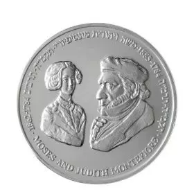 Sir Moses Montefiore - 37.0 mm, 26 g, Silver935 Medal