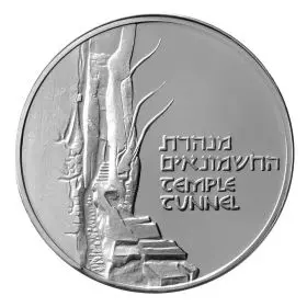 The Western Wall - 37.0 mm, 26 g, Silver/935 Medal