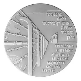 Concentration Camps - 50.0 mm, 60 g, Silver999 Medal