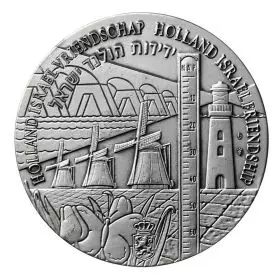 Holland-Israel Friendship - 50.0 mm, 60 g, Silver999