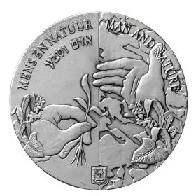 Holland-Israel Friendship - 50.0 mm, 60 g, Silver999 Medal