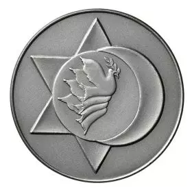 Israel-Jordan Peace Agreement - 50.0 mm, 60 g, Silver999 Medal