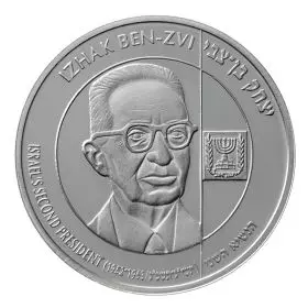 Yitzhak Ben-Zvi - "Presidents of Israel" Series - 37mm, 26 g Sterling Silver Medal