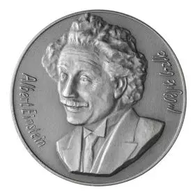 Albert Einstein - 50.0 mm, 60 g, Silver999
