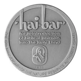 Wild Life Preservation, Hai-Bar - 45.0 mm, 47 g, Silver935 Medal