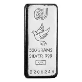 500 grams Silver Bar Dove of Peace