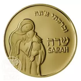 State Medal, Sarah, Mothers in the Bible, Gold 585, 30.5 mm, 17 gr - Obverse