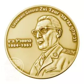 State Medal, Tvi Tzur, IDF Chiefs of Staff, Gold 585, 30.5 mm, 17 gr - Obverse
