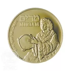 State Medal, Miriam, Women in the Bible, Gold 999, 13.92 mm, 17 gr - Obverse