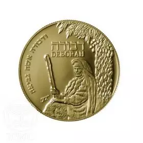State Medal, Deborah, Women in the Bible, Gold 999, 13.92 mm, 17 gr - Obverse