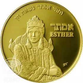 State Medal, Queen Esther, Women in the Bible, Gold 585, 24.0 mm, 17 gr - Obverse