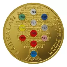 Kabbalah - 1oz Gold/9999 Medal with Color 38.6mm