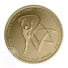 Commemorative Coin, Gymnastics, Proof Gold, 30 mm, 16.96 gr - Obverse