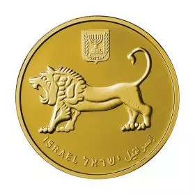 裏面：記念コイン、メノーラー、金9999、BU、32 mm、1オンス
