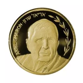 State Medal, Ariel Sharon, Gold Medal, Gold 585, 24.0 mm, 17 gr - Obverse