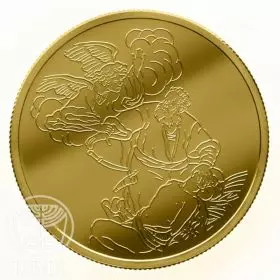 Commemorative Coin, Binding of Isaac, Proof Gold, 30 mm, 17.28 gr - Obverse