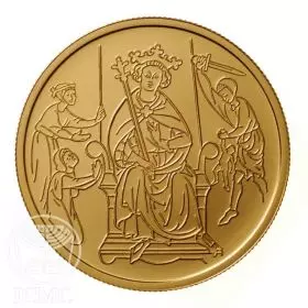 Commemorative Coin, Solomon's Judgement, Proof Gold, 30 mm, 17.28 gr - Obverse