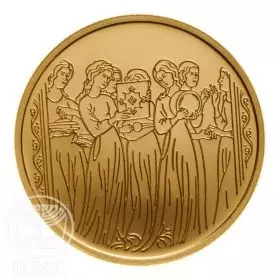 Commemorative Coin, Miriam and the Women, Proof Gold, 30 mm, 17.28 gr - Obverse