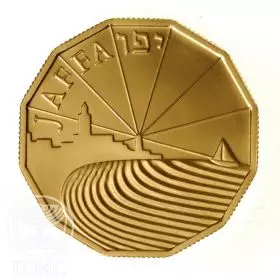 Commemorative Coin, Jaffa, Proof Gold, 22 mm, 8.63 gr - Obverse