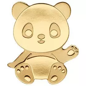 Little Panda Special Shape, Gold/9999, 0.5 Gram