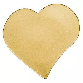 Gold/9999 Heart Coin, 0.5 gram