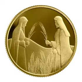 Ruth in Boaze's Field - Gold/917, 22k, Proof, 30mm, 16.96g