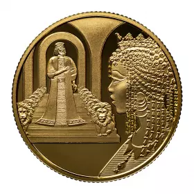 King Solomon and The Queen Of Sheba - 16.96g 917/Gold Coin, 30 mm "Biblical Art" Series
