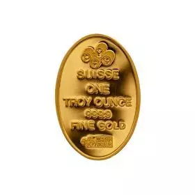 Investierbares Gold - Goldbarren, Lady Fortuna, 1 Unze, PAMP - Originalitätsgesicherte Verpackung - Vorderseite