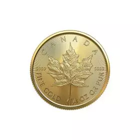 1/4 oz Gold Coin - Canadian Maple Leaf 2024