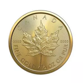 1/2 oz Gold Coin - Canadian Maple Leaf 2024