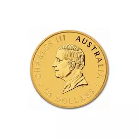 1/4 oz Gold Coin - Australia Kangaroo 2024