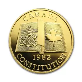 1/2 oz Gold Coin - Canada Constitution 1982