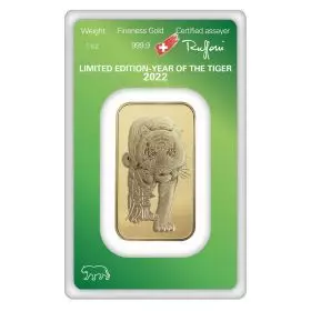 1 oz Gold Bar - Year of the Tiger 2022 - Swiss