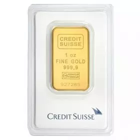 1 oz. Gold Bar - Credit Suisse