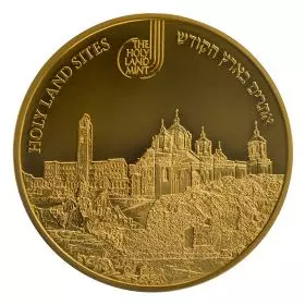 Dormitiom Abbey, Holy Land Sites, 1 oz Gold Bullion 32 mm