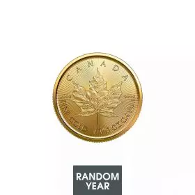 Canadian Maple Leaf Gold Coin 1/10 oz. Random Year