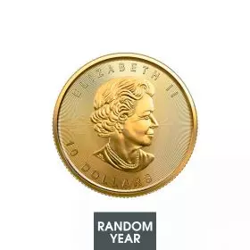 Canadian Maple Leaf Gold Coin 1/4 oz. Random Year