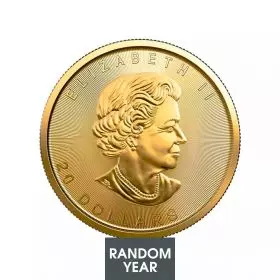 Canadian Maple Leaf Gold Coin 1/2 oz. Random year