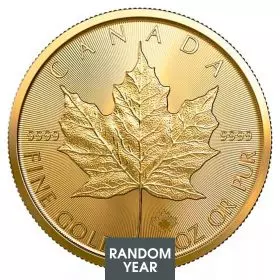 Canadian Maple Leaf Gold Coin 1oz. Random Year