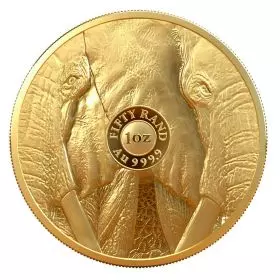 1 oz Gold Coin - Elephant South African Big Five 2022 