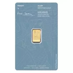 Britannia - 1 gram Gold Bar