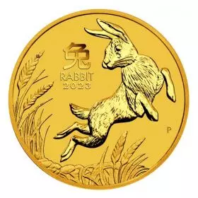 2 oz Gold Coin - Year of the Rabbit 2023